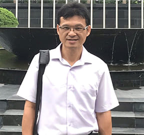 豐展生技的郭孟富總經理,臺灣大學畜產研究所碩士